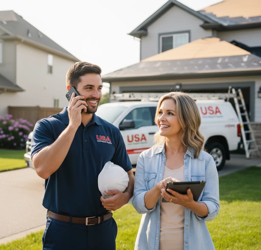 USA Roof Repair Experts customer support in Gooding